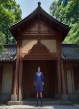 国产古装历史剧封面图，宏大的宫廷场景配精致汉服人物，金色暖调画面富丽堂皇，电影网站古装剧精选